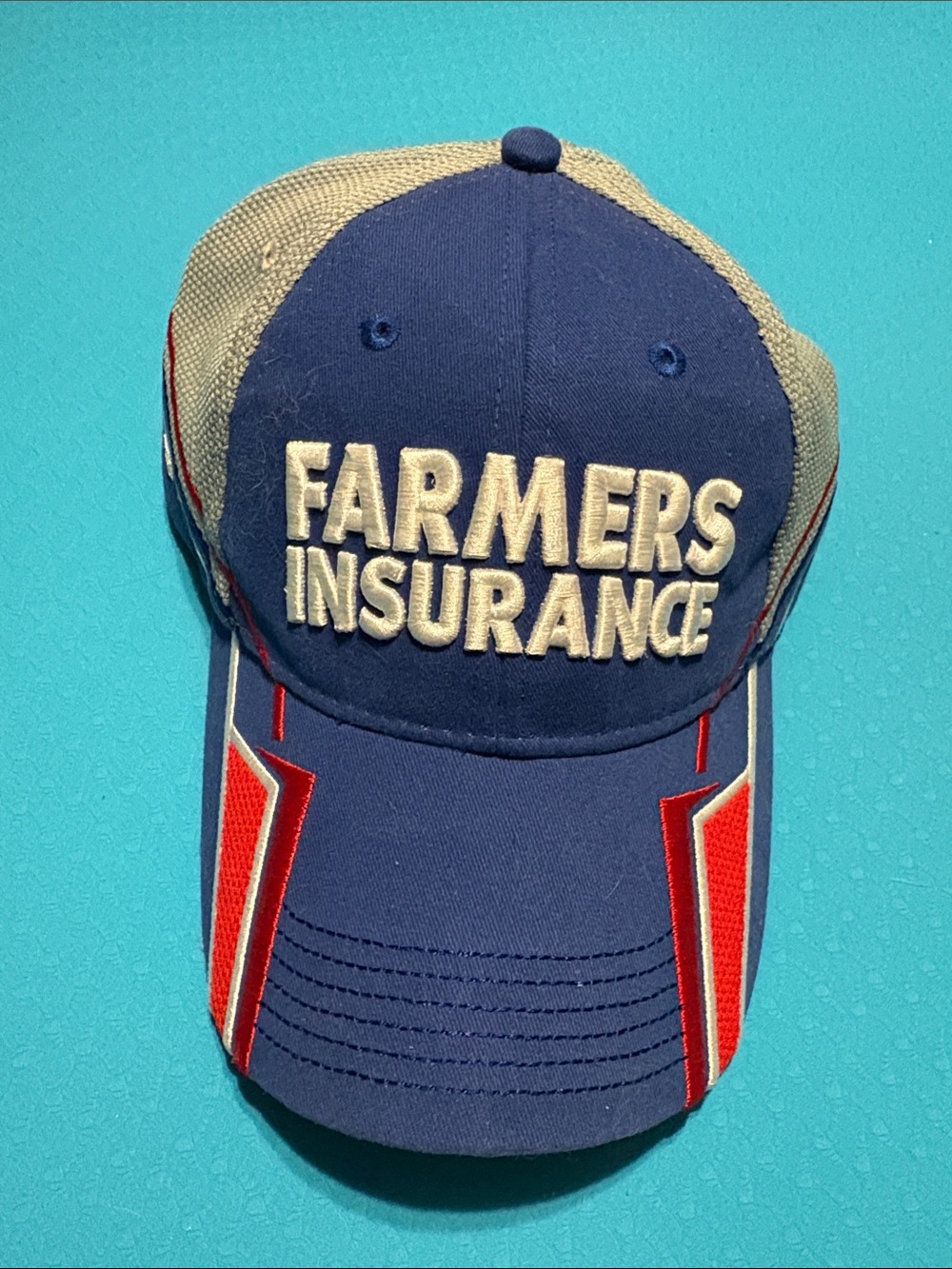 Chase Authentics Navy, Gray & Red NASCAR Hat